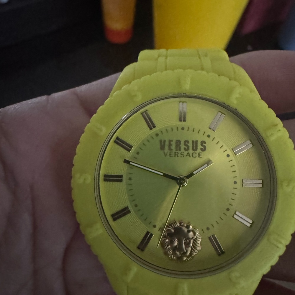 Versace Vibrant Yellow Timepiece